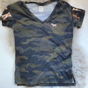 Victoria’s Secret Camo Pink Shirt